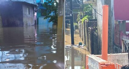 Colonias de Agua Dulce amanecen bajo el agua tras lluvias hoy 6 de septiembre