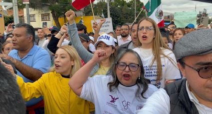 Videos muestran a Norma Piña en la protesta vs reforma judicial en San Lázaro