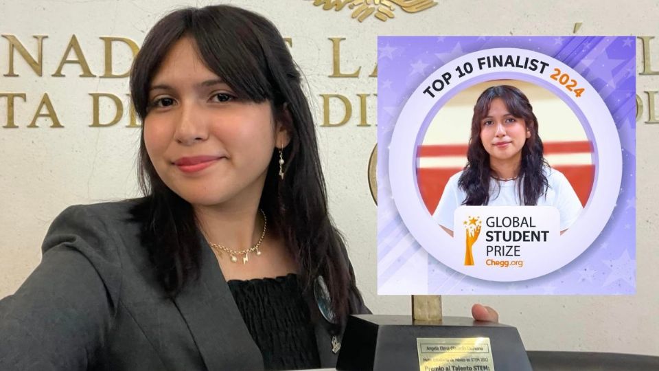 Ángela, estudiante del Conalep de Papantla, busca ser Premio Nobel de la Educación