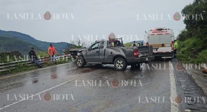 Choque en la autopista Orizaba - Puebla, deja a personas lesionadas