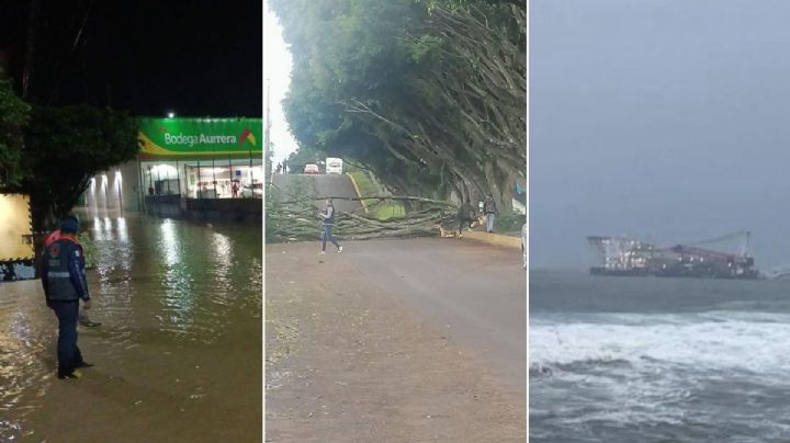 Lluvias dejan 2 muertos, inundaciones y deslaves en 11 municipios de Veracruz