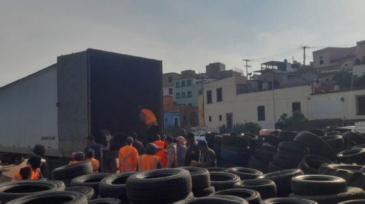 Retiran 863 toneladas de llantas en Guanajuato