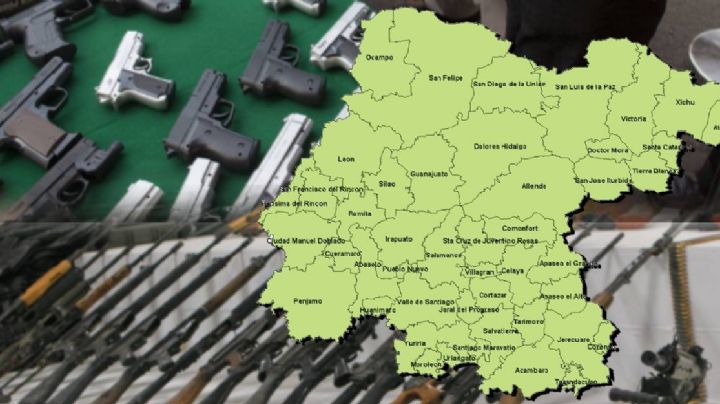 Detectan ruta de tráfico de armas de Texas a Guanajuato