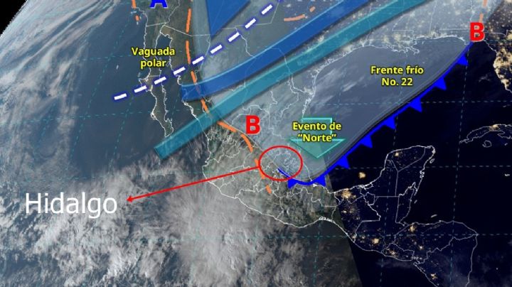 Pachuca y estos municipios de Hidalgo tendrán lluvias y vientos este sábado