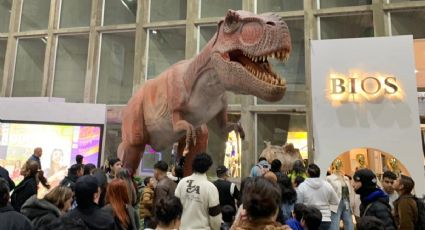 No es Parque jurásico es la Feria de León, impresiona tiranosaurio rex