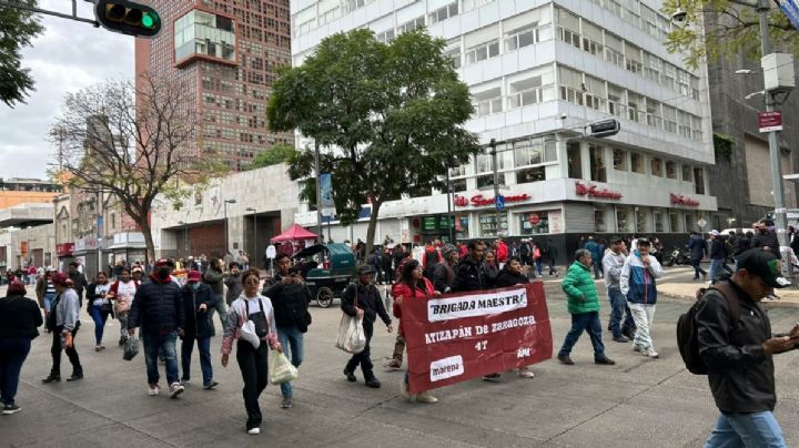 “Invitados” al informe de Sheinbaum, con pan, jugos y refrescos