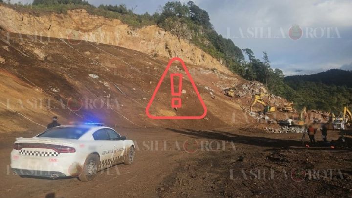 Vuelca excavadora en zona del derrumbe de la autopista Orizaba-Puebla