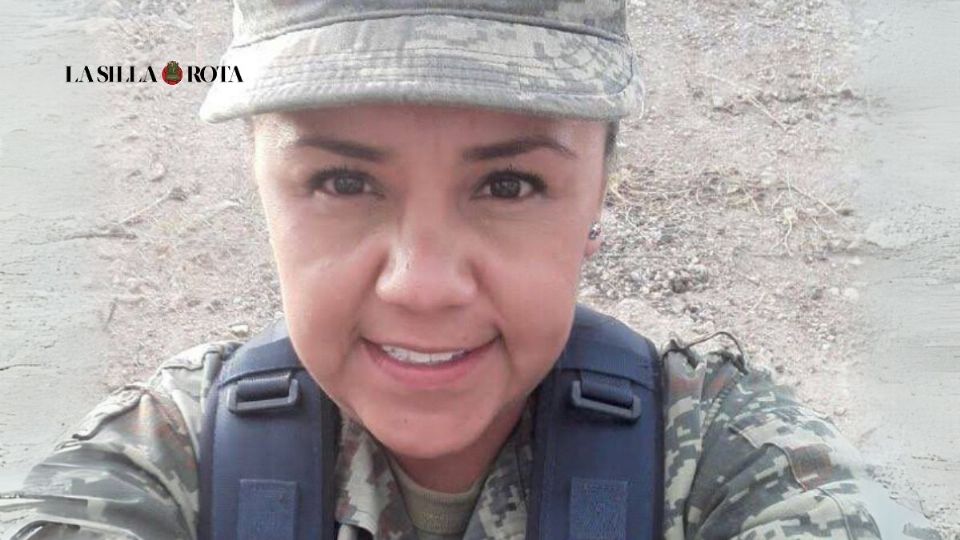 La sargento primero Karen Araceli Pacheco Valadez, de 35 años