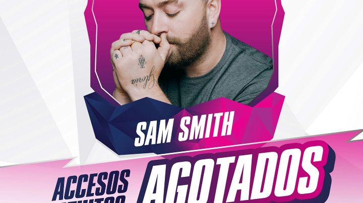 Se agotan los boletos para Sam Smith en tiempo récord