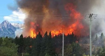 Incendio golpea a Argentina, evacúan a más de 200 familias en la Patagonia