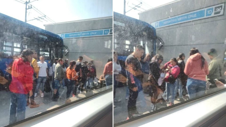 Accidente en Trolebús Elevado: Unidad choca en estación Deportivo Santa Cruz y deja 10 heridos