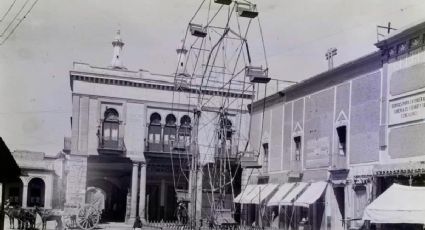 Así era la rueda de la fortuna de Feria de León hace 100 años