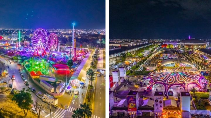 Así se ve la Feria de León 2025 desde las alturas |VIDEOS