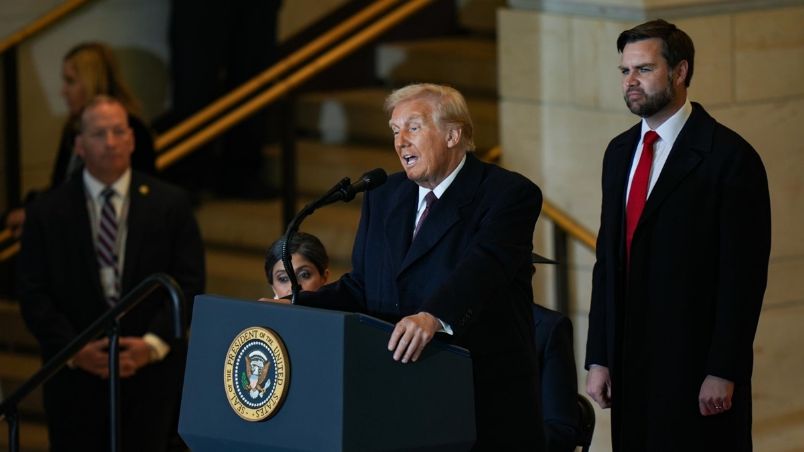 Trump, en su discurso ante el Capitolio