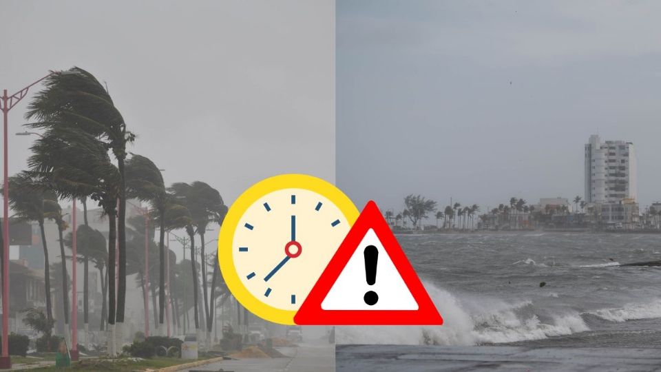 Norte explosivo en Veracruz: Rachas de hasta 120 km/h ingresarán antes de la hora prevista