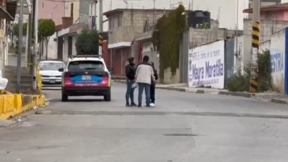 Se desató una balacera entre presuntos ladrones y policías en pleno centro del municipio San Andrés Cholula