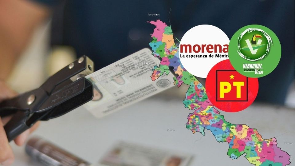 Morena, Verde y PT irán en alianza en el 80 % de los municipios de Veracruz