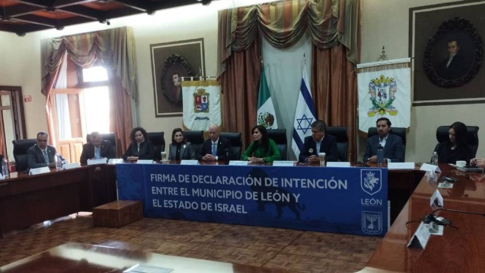 Autoridades del Municipio de León firmaron con el estado de Israel la Declaración de Intención para el apoyo en el aprovechamiento del agua.