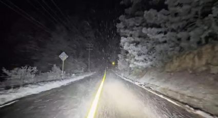 Está nevando en Xichú Guanajuato | VIDEOS