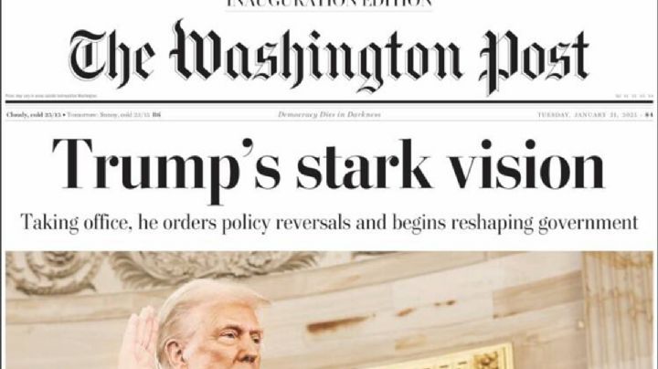 Trump: Así reaccionó la prensa a su investidura