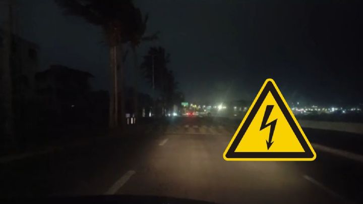 Apagón masivo en zona de bulevar de Veracruz, por norte explosivo de 100 km/h