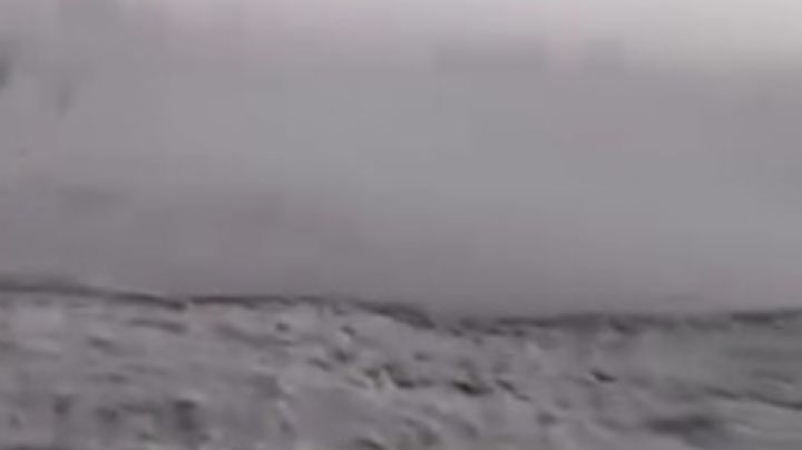 Se congeló la presa Mesas de Jesús, en San Luis de la Paz