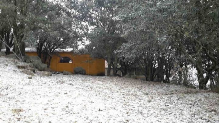Cae nieve esta noche en la Sierra de Guanajuato capital