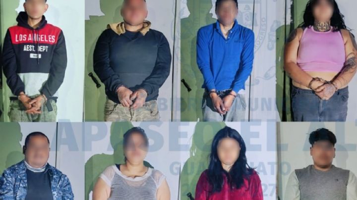 Con granadas y armas detienen a 14 personas en Apaseo El Alto