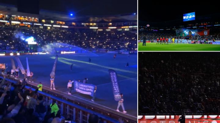 El nuevo espectáculo de luces que ofrece el Estadio Hidalgo en partidos del Pachuca