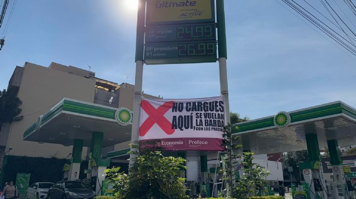 Lonas de Profeco no ahuyentan a clientes de gasolineras
