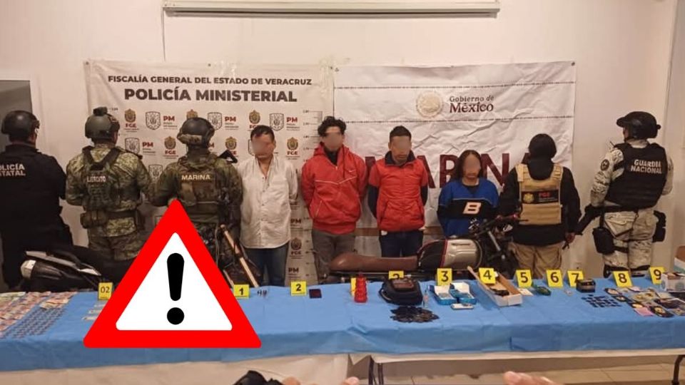 Operativos en Altas Montañas de Veracruz deja 12 detenidos; aseguran drogas y armas