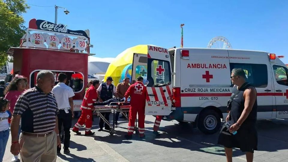 El niño fue auxiliado por paramédicos de Cruz Roja.