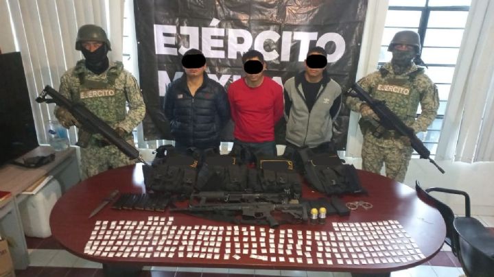 Golpe al narcotráfico: detienen a comando con armas y drogas en Tuxpan