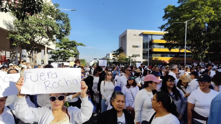 Segunda marcha por la paz en Sinaloa, ciudadanos piden renuncia de gobernador