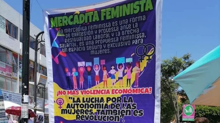 Feministas piden apoyo estatal ante negativa a La Mercadita en Tulancingo