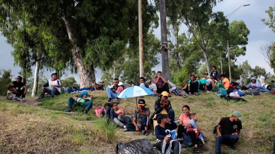 Puebla, por su posición geográfica, es paso obligado de migrantes rumbo a Estados Unidos, como esta caravana de centroamericanos en septiembre pasado