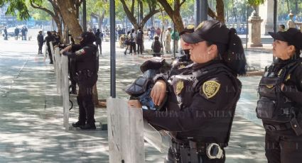 Tras bronca de la salsa verde, policías se plantan en la Alameda para alejar a ambulantes