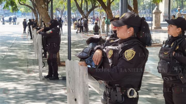 Tras bronca de la salsa verde, policías se plantan en la Alameda para alejar a ambulantes