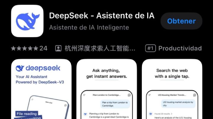 DeepSeek: La curiosa respuesta que la herramienta de IA te da si le preguntas esto