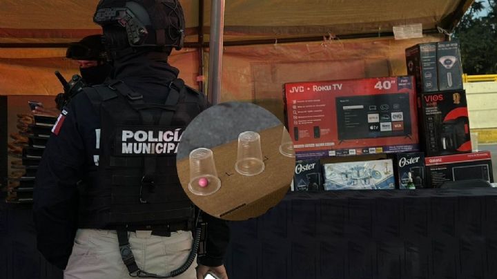 Detienen a 2 en operativo por estafa del juego de "la bolita" en Xalapa