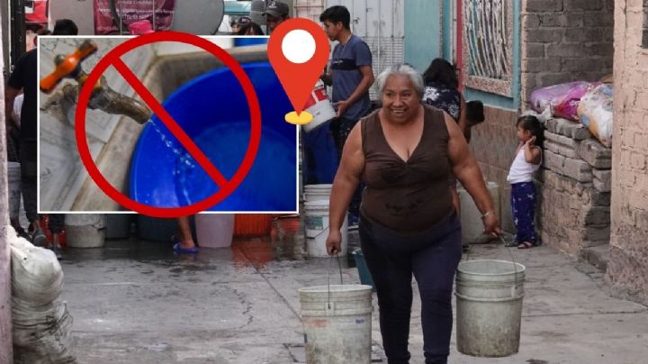 Sin agua estas 51 colonias de Xalapa por 3 días, anuncia CMAS