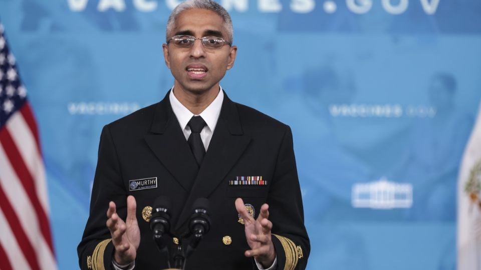 Vivek Murthy, cirujano general de Estados Unidos.