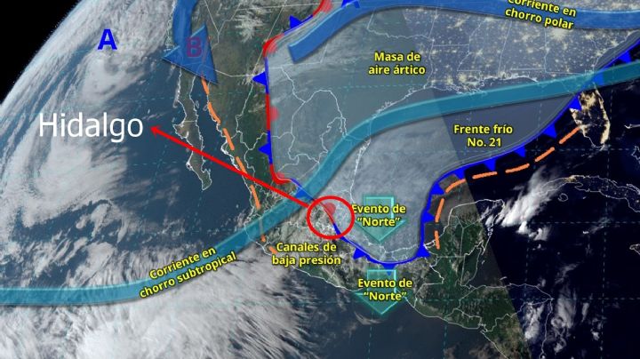Primer frente frío de 2025 traerá a Hidalgo bajas temperaturas y lluvias