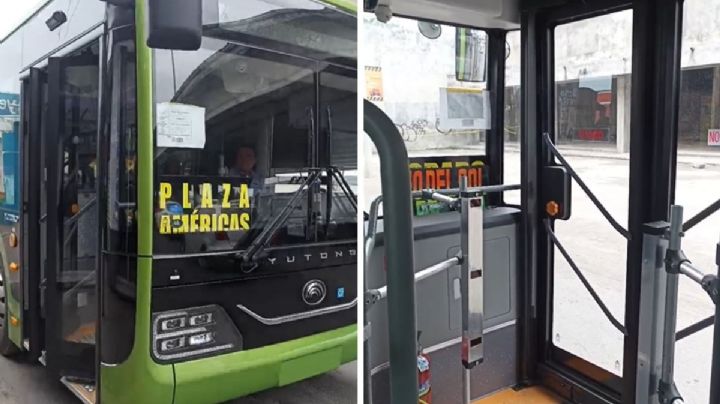 Así es viajar en el nuevo autobús eléctrico Ulúa que prometió Rocío Nahle
