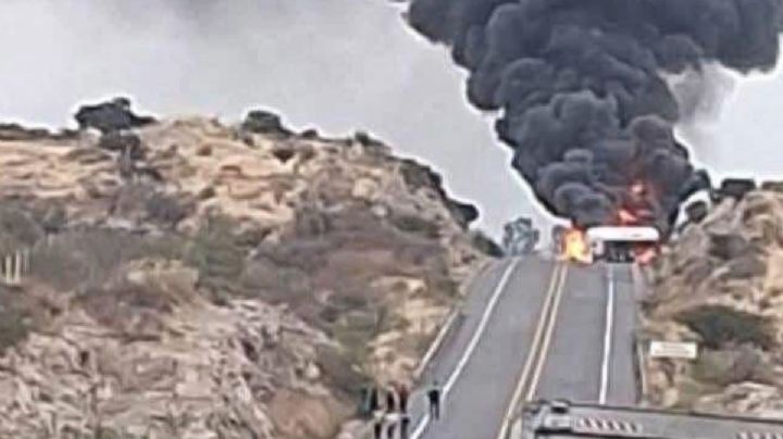 Chocan tractocamiones en la carretera Silao San Felipe