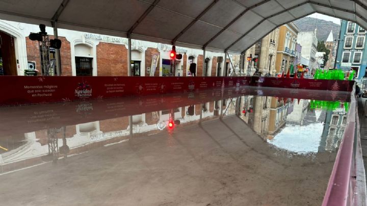 Adiós a la pista de hielo, reabren circulación en el centro de Pachuca