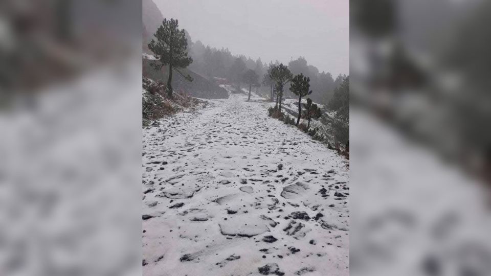 En la región de Ixtlahuaca y Lerma se formó una nube en tono negro que oscureció la zona hasta que cayó la granizada