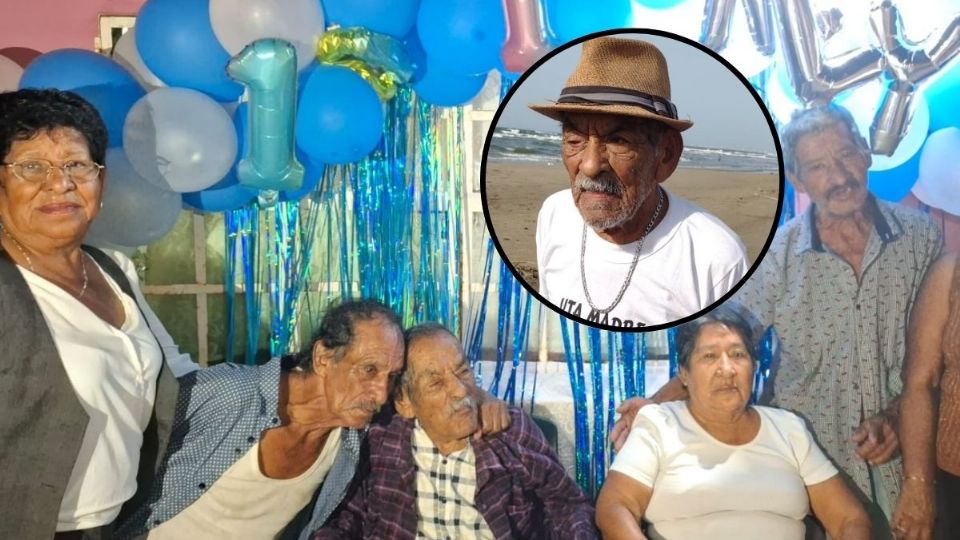 Reynaldo celebra 101 años de vida; es uno de los hombres más longevos de Coatza