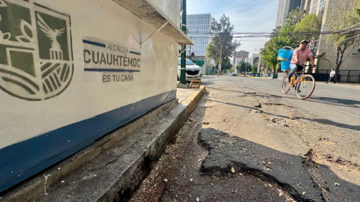 Colonia Doctores infestada de baches: “Parece zona de guerra”