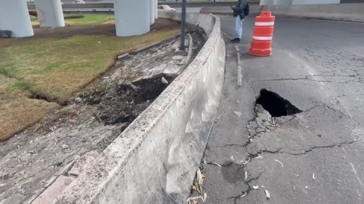 Intensas lluvias provocan grieta en Puente de la Concordia, confirma Clara Brugada